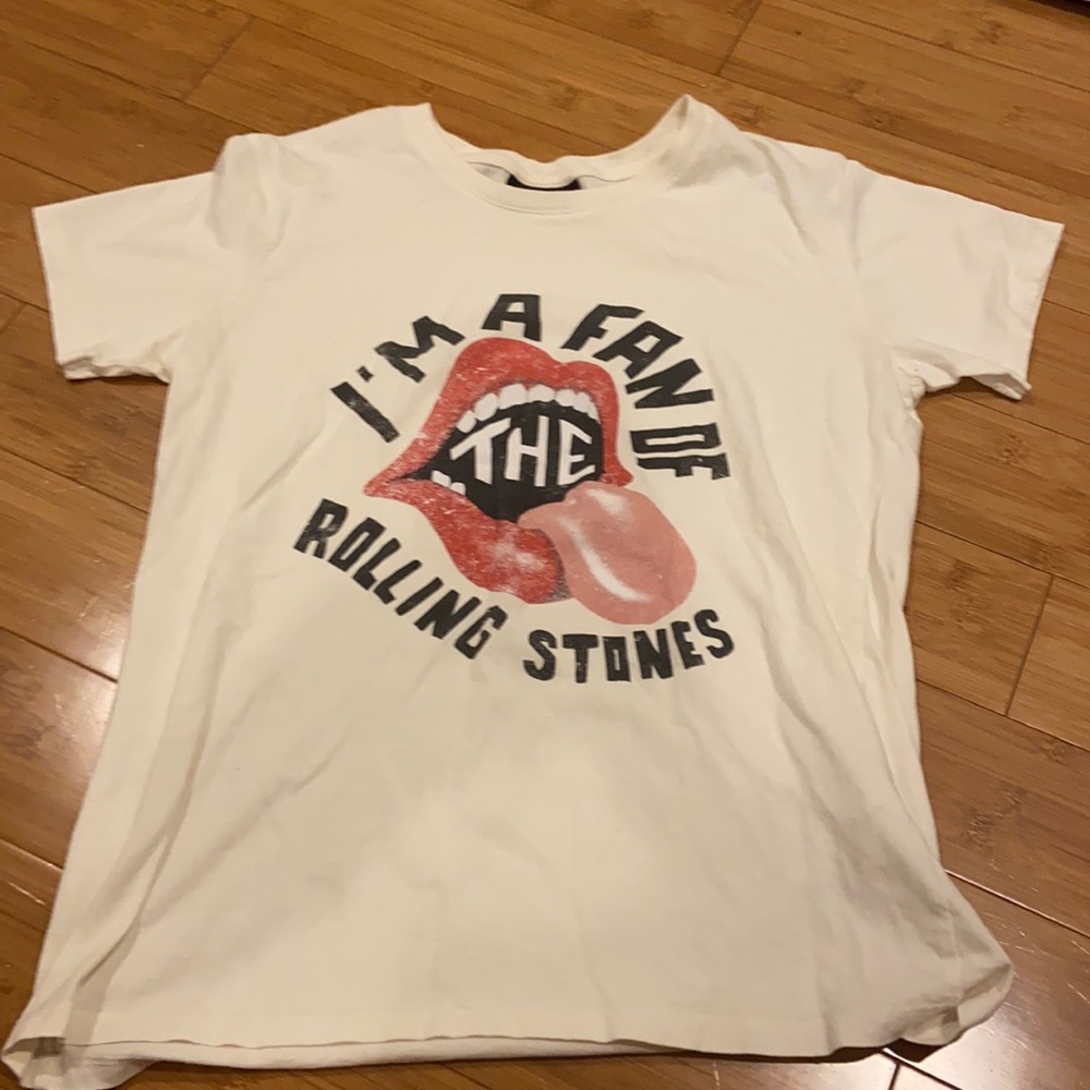 COPY - white rolling stones t-shirt